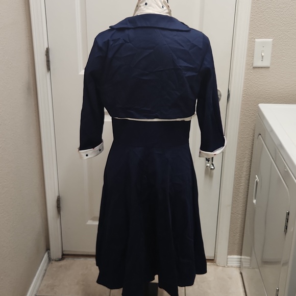 Cute 50s dress with jacket - Picture 4 of 5